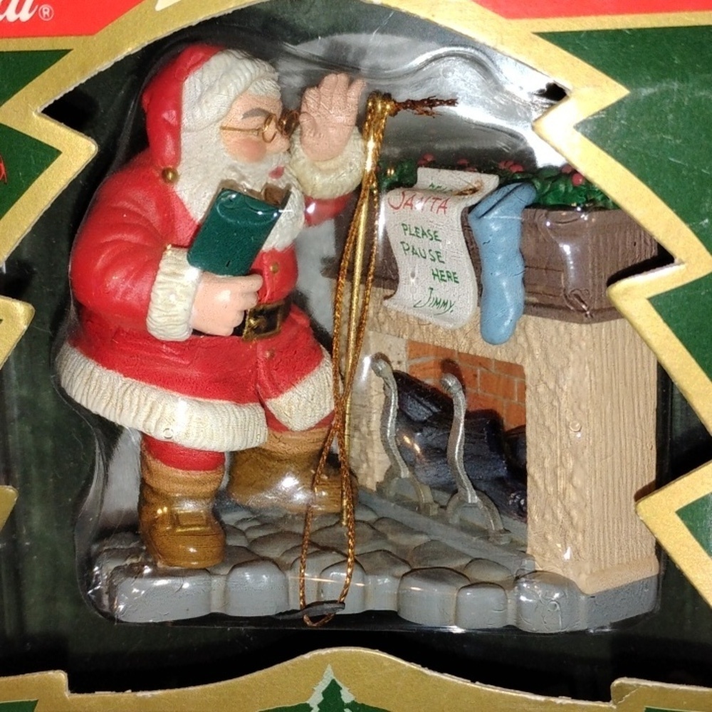 Coca Cola Ornament Haddon Sundblom 1963 Trim A Tree Collection, NWT - Picture 2 of 8